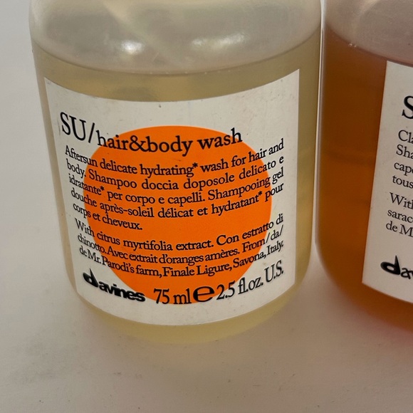 DAVINES SOLU CLARIFYING SHAMPOO BUNDLE SET OF 3 DELUXE TRAVEL SIZE - Picture 2 of 10